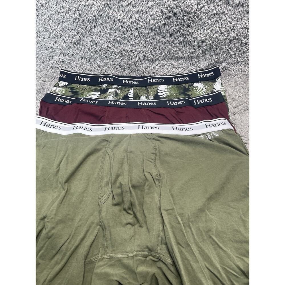 Men’s Hanes Originals Soft Stretch Boxer Brief 3 Pack 3XL Multicolor New No Tags - Picture 6 of 10